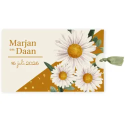 Hoesje 3 witte margrieten