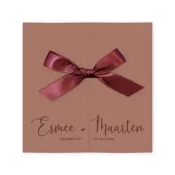 Ton sur ton - Oud roze met Bordeaux