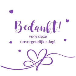 Cadeaukaartje - Hartjes