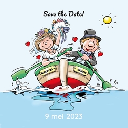 Save the Date - Huwelijksbootje