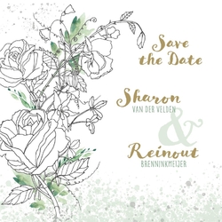Save the Date - Stijlvolle rozen
